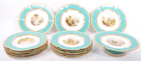 EARLY 20TH CENTURY VALE POTTERY DINNER SERVICE