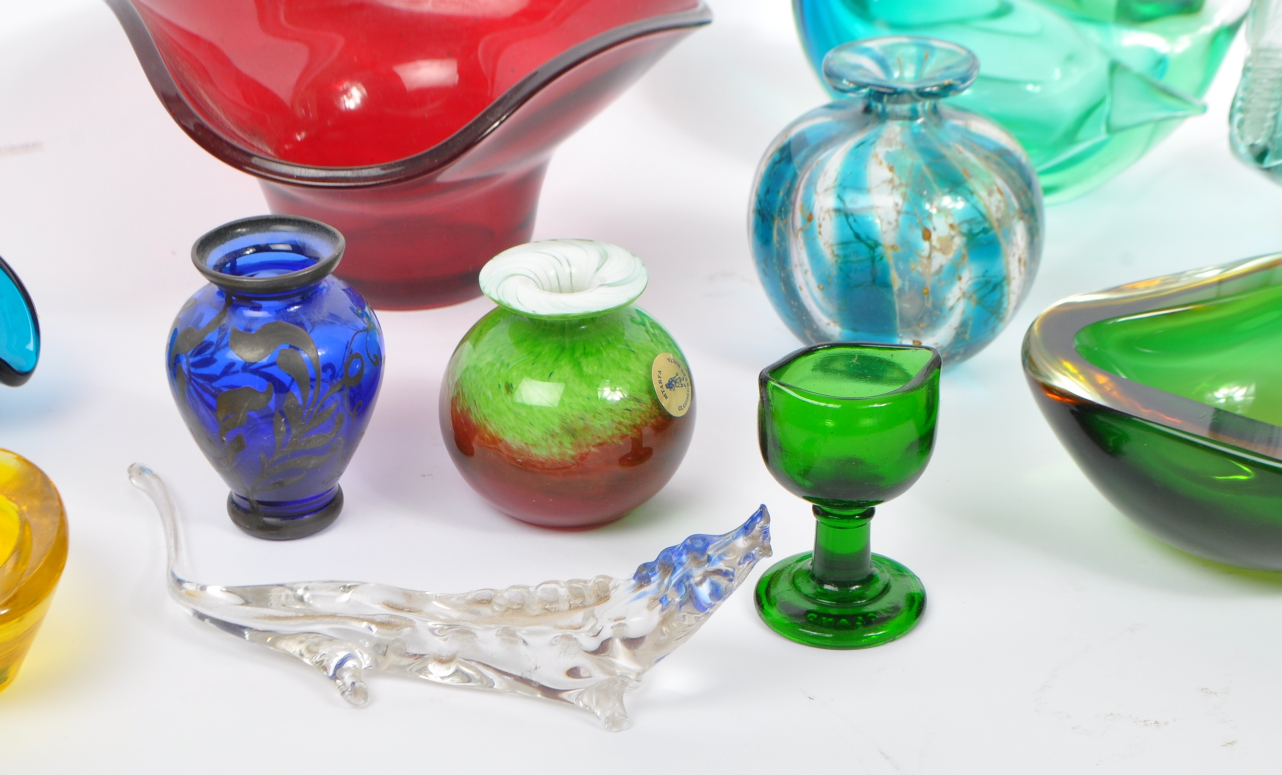 COLLECTION OF ART GLASS BY MURANO MDINA MTARFA SOWERBYS - Image 3 of 4