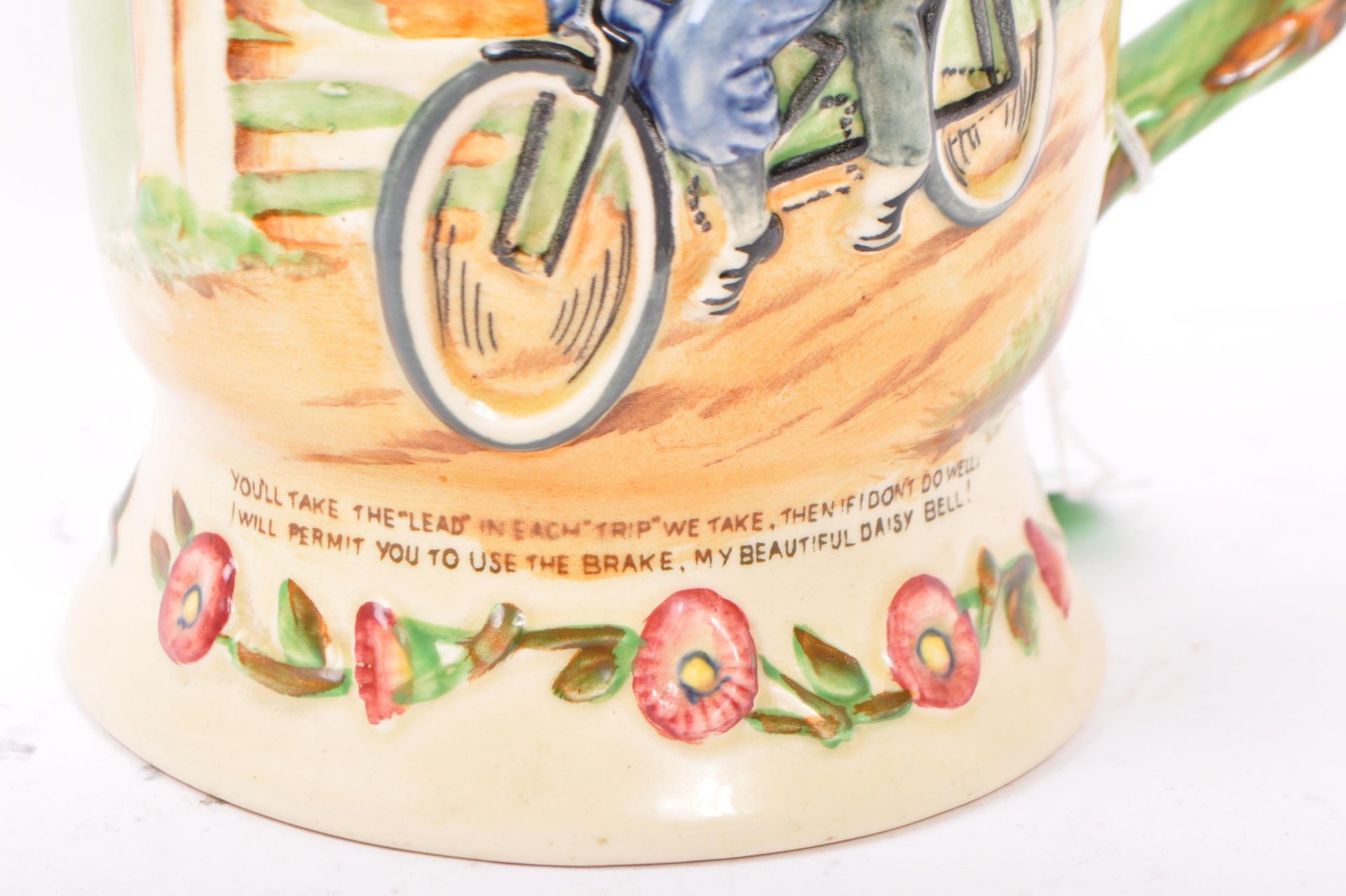 A VINTAGE DAISY BELL MUSICAL JUG BY CROWN DEVON FIELDINGS - Image 3 of 7