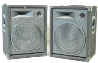 PAIR OF CONTEMPORARY GIG / CONCERT / CLUB LOUDSPEAKERS