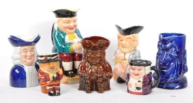 COLLECTION OF VARIOUS 20TH CENTURY CERAMIC TOBY JUGS