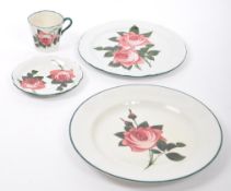 EARLY 20TH CENTURY GEORGE STEWART ROSE PATTERN POTTERY