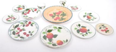 COLLECTION OF EARLY 20TH CENTURY POTTERY PLATES