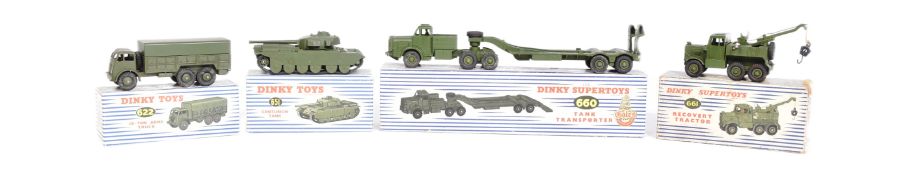 DINKY SUPERTOYS - COLLECTION OF MILITARY BOXED DIECAST MODELS