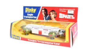 DIECAST - VINTAGE DINKY EAGLE TRANSPORTER FROM SPACE : 1999