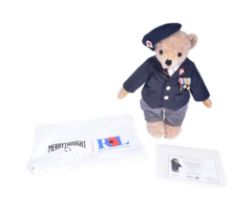 TEDDY BEAR - MERRYTHOUGHT BRITISH LEGION SOFT TOY TEDDY BEAR