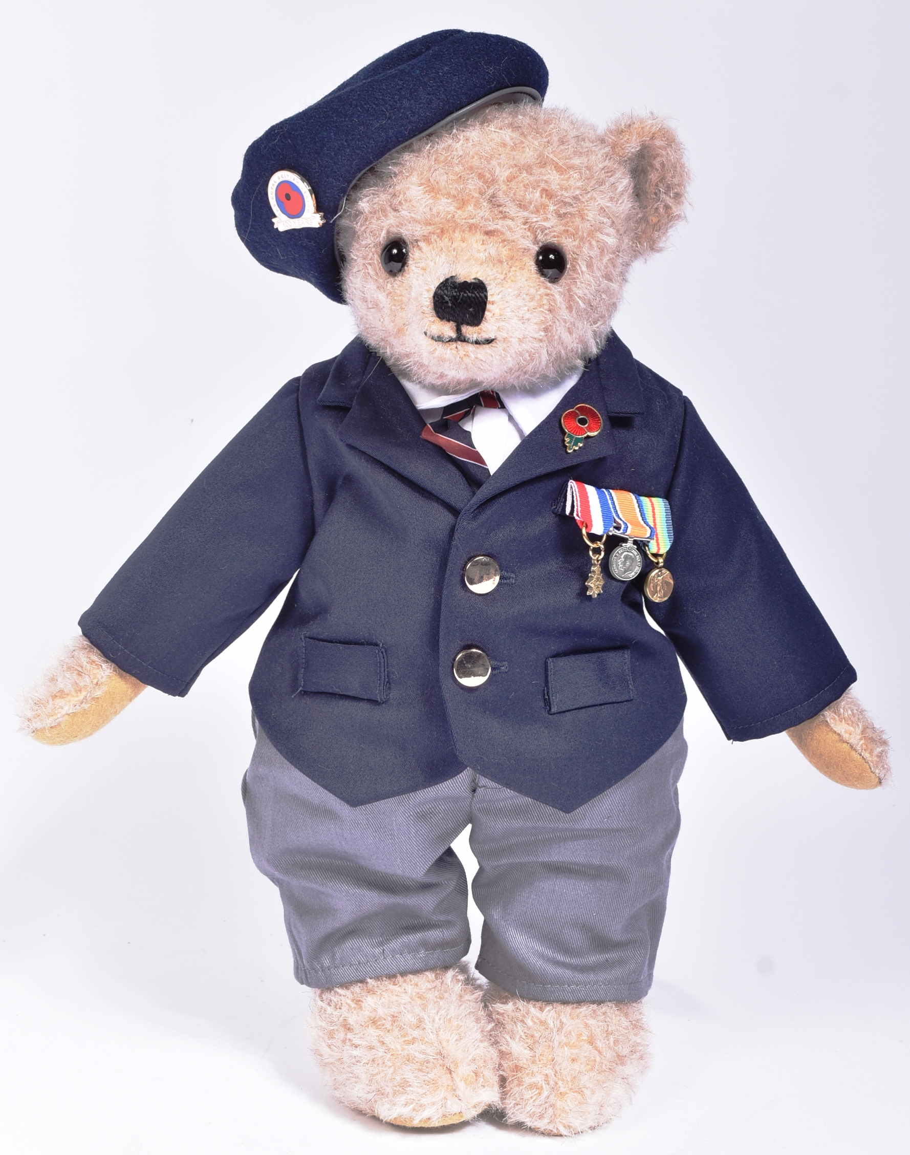 TEDDY BEAR - MERRYTHOUGHT BRITISH LEGION SOFT TOY TEDDY BEAR - Image 2 of 5