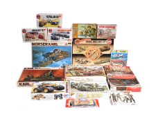 MODEL KITS - COLLECTION OF MILITARY INTEREST MODEL KITS
