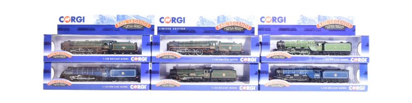 CORGI RAIL LEGENDS - COLLECTION OF DIECAST MODEL LOCOMOTIVES