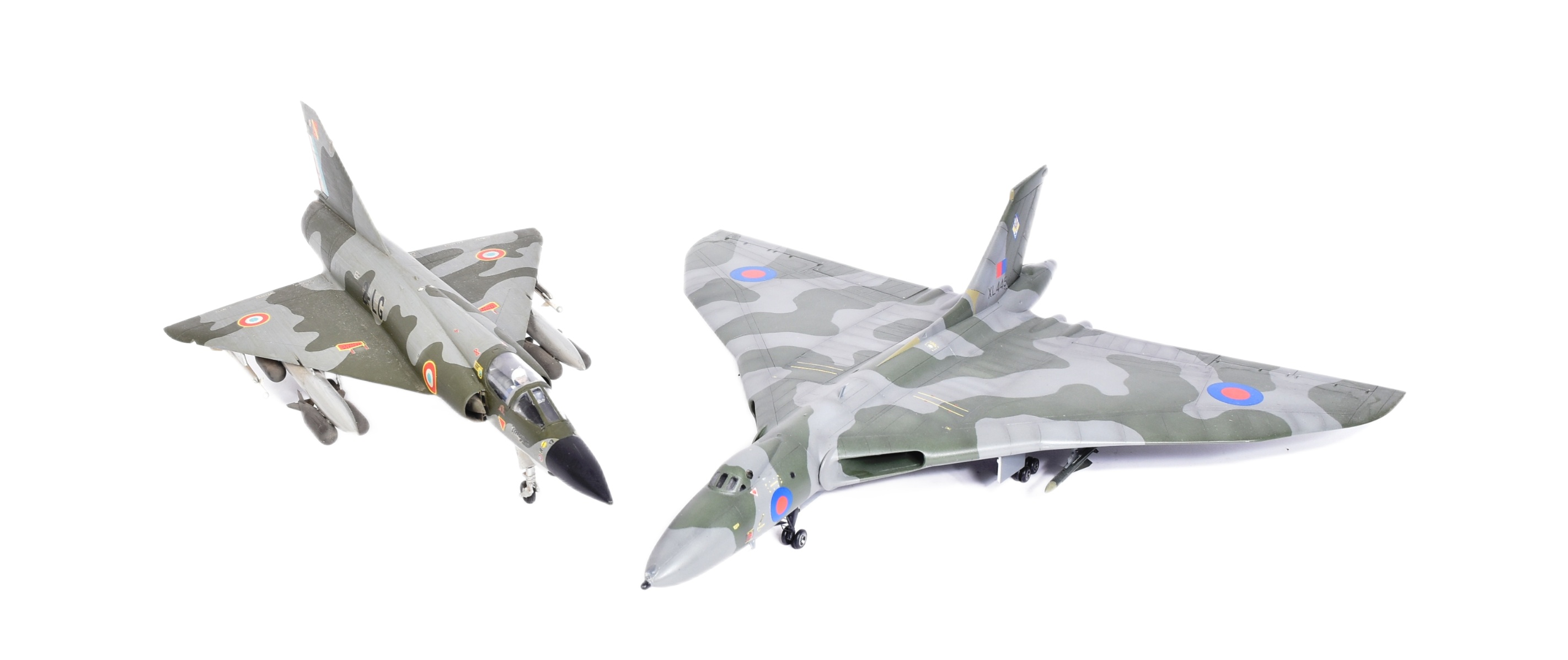 MODELS - TWO PRECISION PLASTIC MODEL FIGHTER PLANES