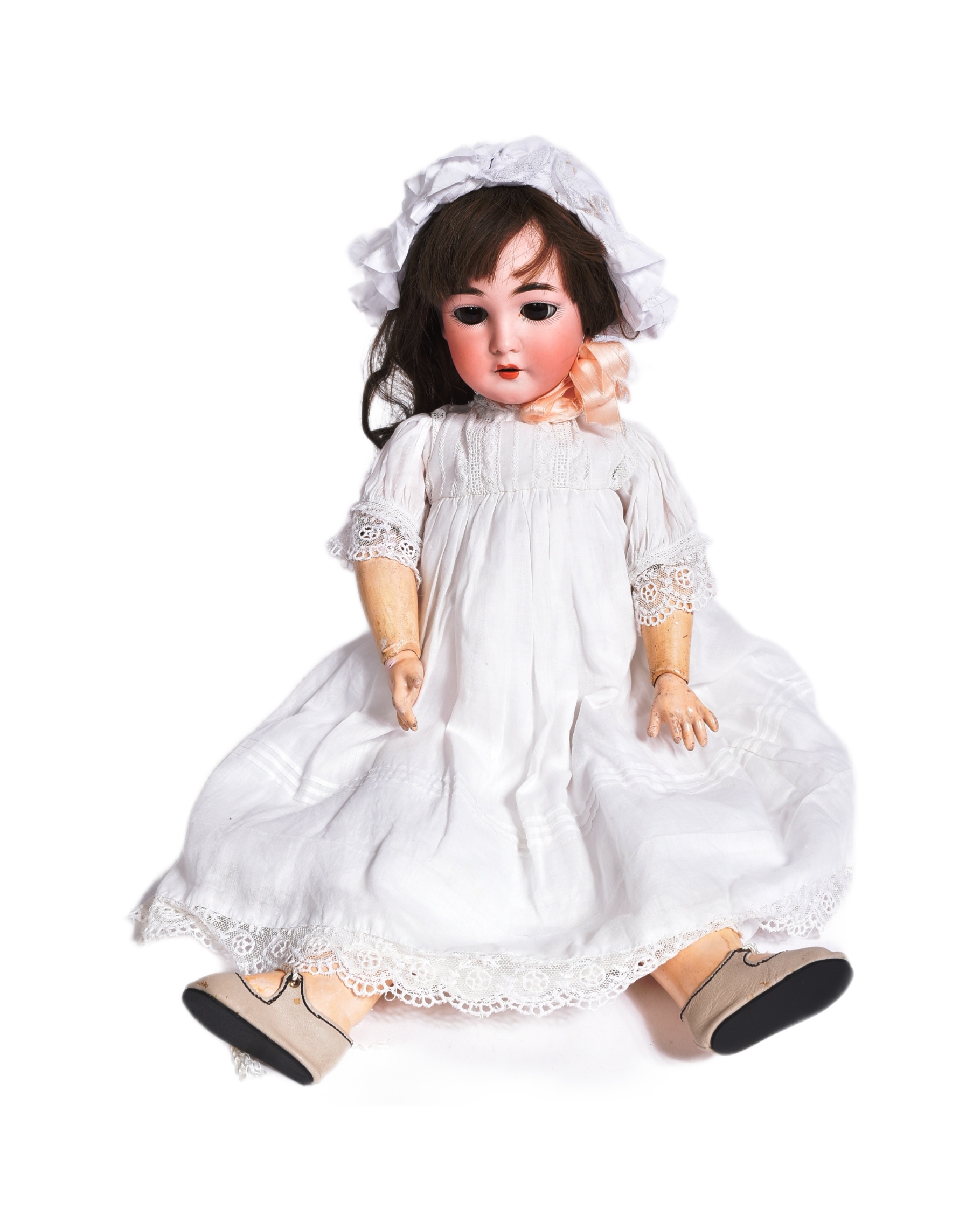 EARLY 20TH CENTURY GERMAN BISQUE HEADED DOLL