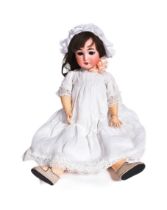 EARLY 20TH CENTURY GERMAN BISQUE HEADED DOLL