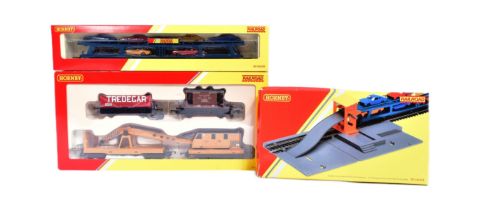 MODEL RAILWAY - THREE VINTAGE HORNBY OO GAUGE RAILROAD TRAINSETS