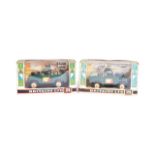 DIECAST - X2 VINTAGE BRITAINS DIECAST MILITARY LAND ROVERS