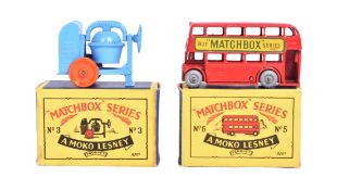 DIECAST - X2 VINTAGE MOKO LESNEY DIECAST MODELS