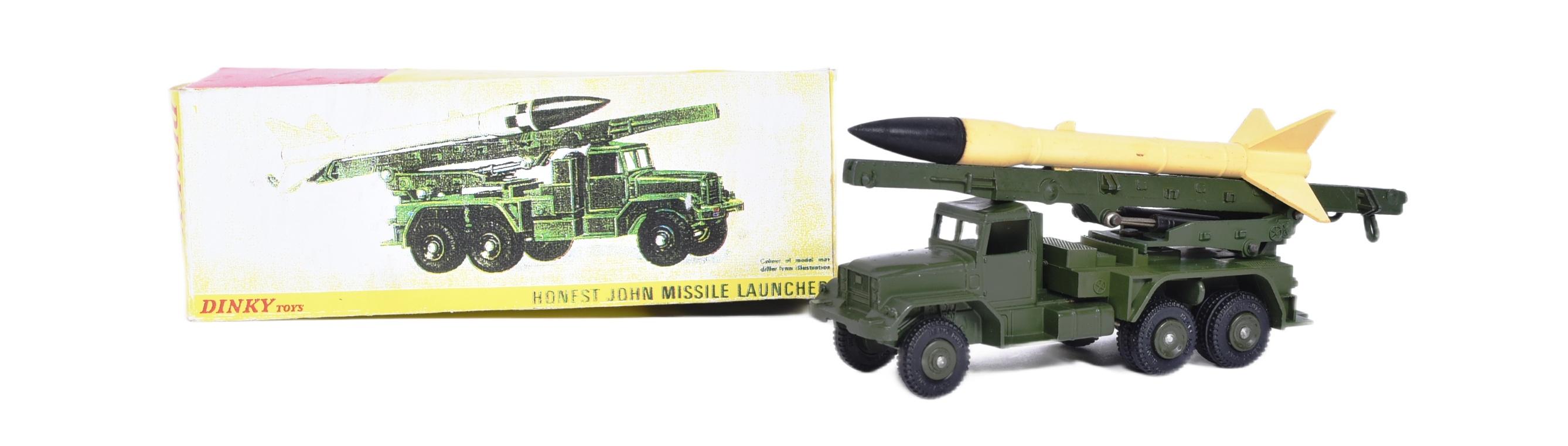 DINKY TOYS - 665 HONEST JOHN MISSILE LAUNCHER DIECAST MODEL