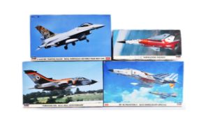 MODEL KITS - COLLECTION OF X4 HASEGAWA AIRCRAFT MODELS