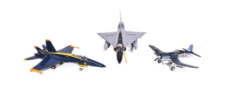 MODEL KITS - COLLECTION OF X3 BUILT MODEL KITS OF AIRCRAFT INTEREST