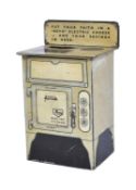 TINPLATE TOYS - VINTAGE ' ELECTRIC COOKER ' MONEY BOX