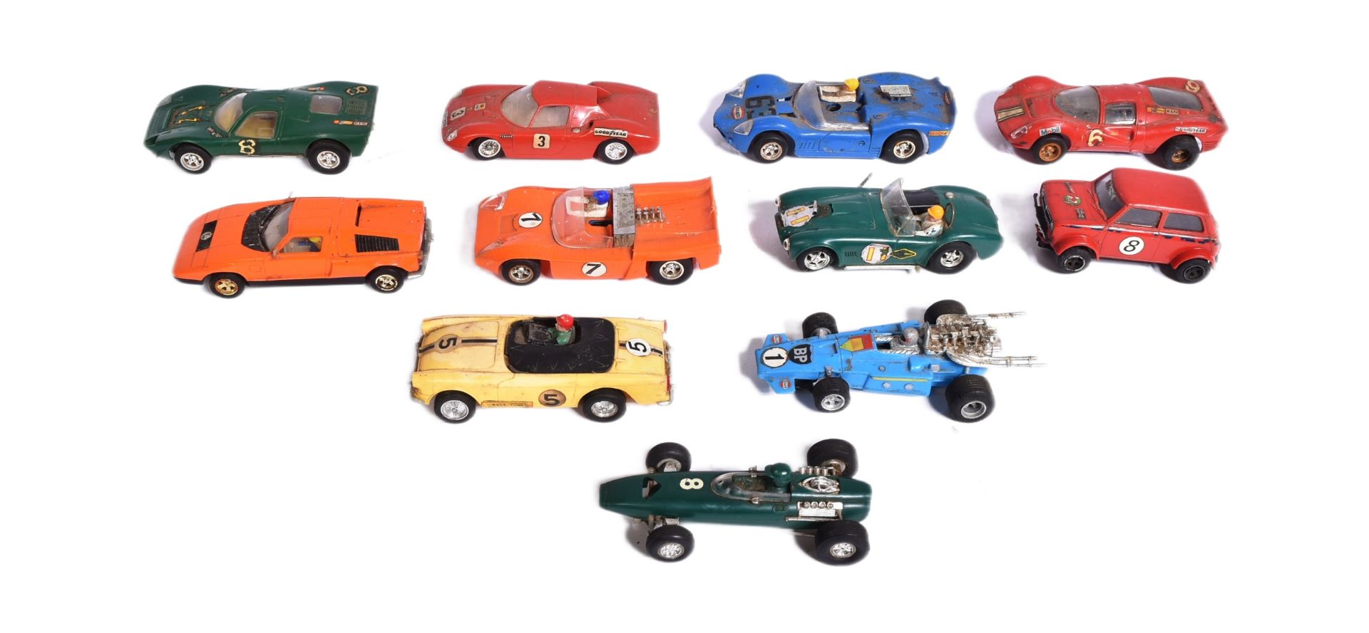 SCALEXTRIC - COLLECTION OF VINTAGE SCALEXTRIC SLOT CARS