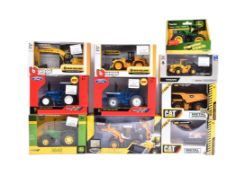 DIECAST - COLLECTION OF FARM & CONSTRUCTION DIECAST VEHICLES