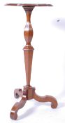 VICTORIAN 19TH CENTURY MAHOGANY PLANT STAND TORCHERE