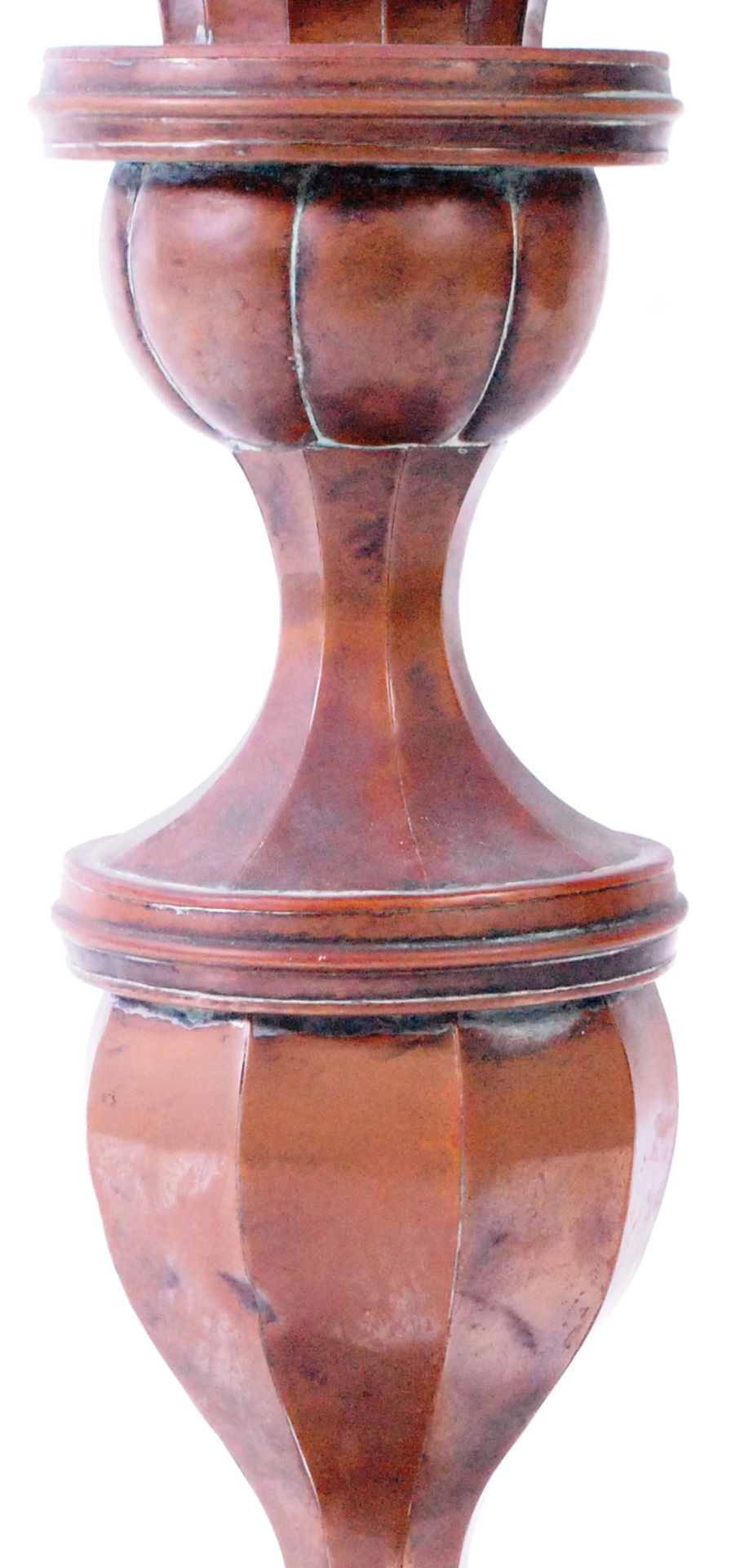 19TH CENTURY VICTORIAN COPPER NEO-CLASSICAL TABLE LAMP - Image 3 of 3