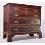 19TH CENTURY GEORGE III MAHOGANY CHEST OF DRAWERS