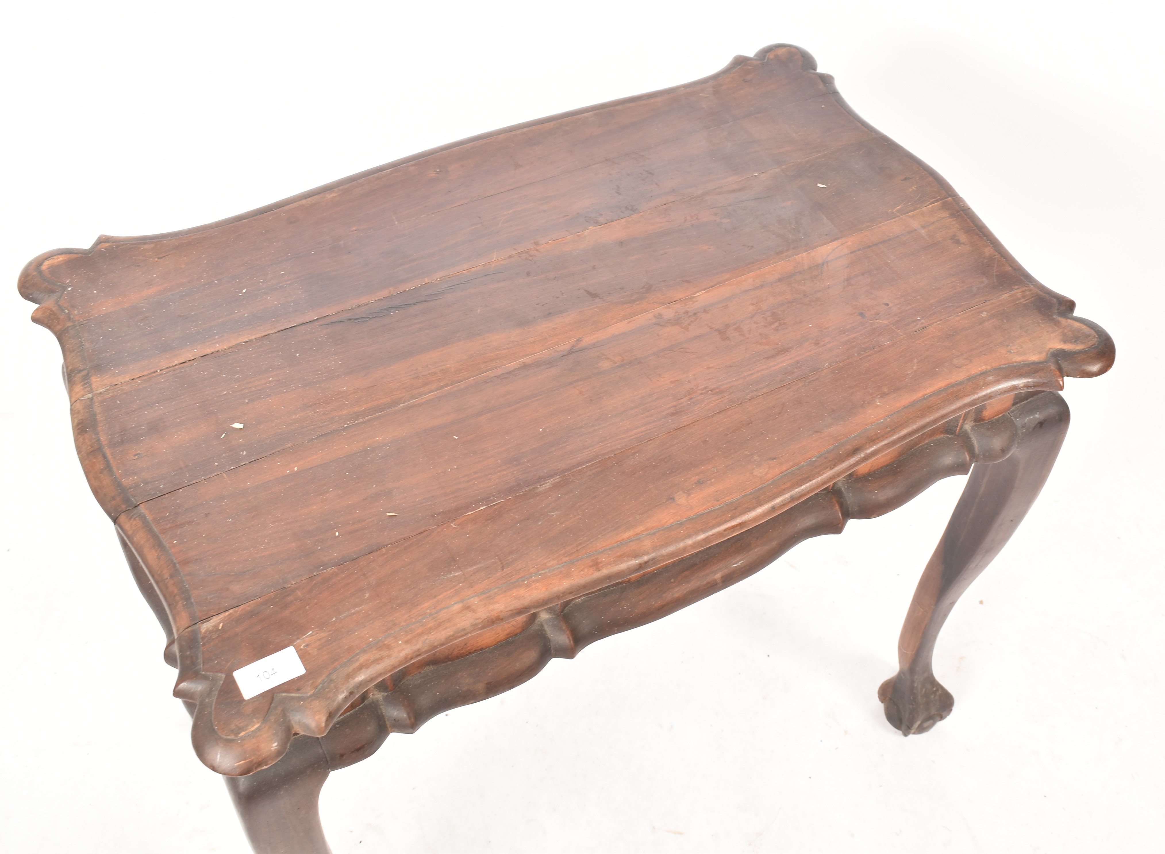 19TH CENTURY VICTORIAN MAHOGANY LOW TABLE - Image 2 of 7