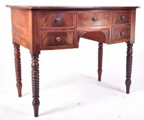 18TH CENTURY GEORGE III BOW FRONT SIDEBOARD CREDENZA