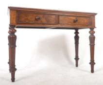 19TH CENTURY VICTORIAN ROSEWOOD WRITING TABLE DESK