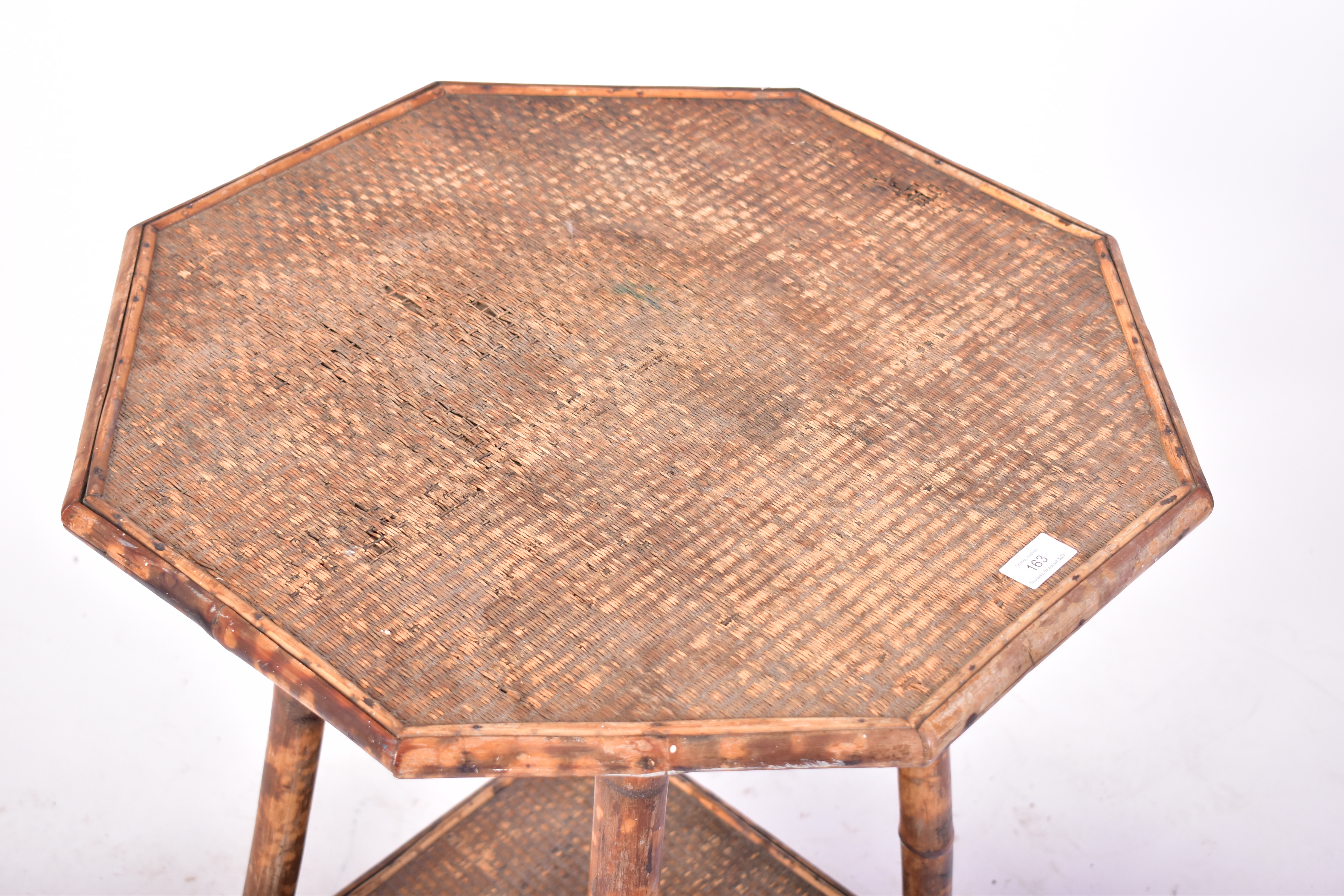 19TH CENTURY AESTHETIC MOVEMENT BAMBOO TABLE - Image 2 of 4
