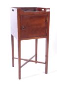 GEORGE III 19TH CENTURY MAHOGANY NIGHTSTAND BEDSIDE