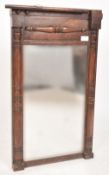 18TH CENTURY GEORGE III MAHOGANY PIER WALL MIRROR