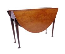 18TH CENTURY AMERICAN FEDERAL GATE LEG DINING TABLE