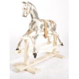 EARLY 20TH CENTURY WOODEN CHILD'S ROCKING HORSE