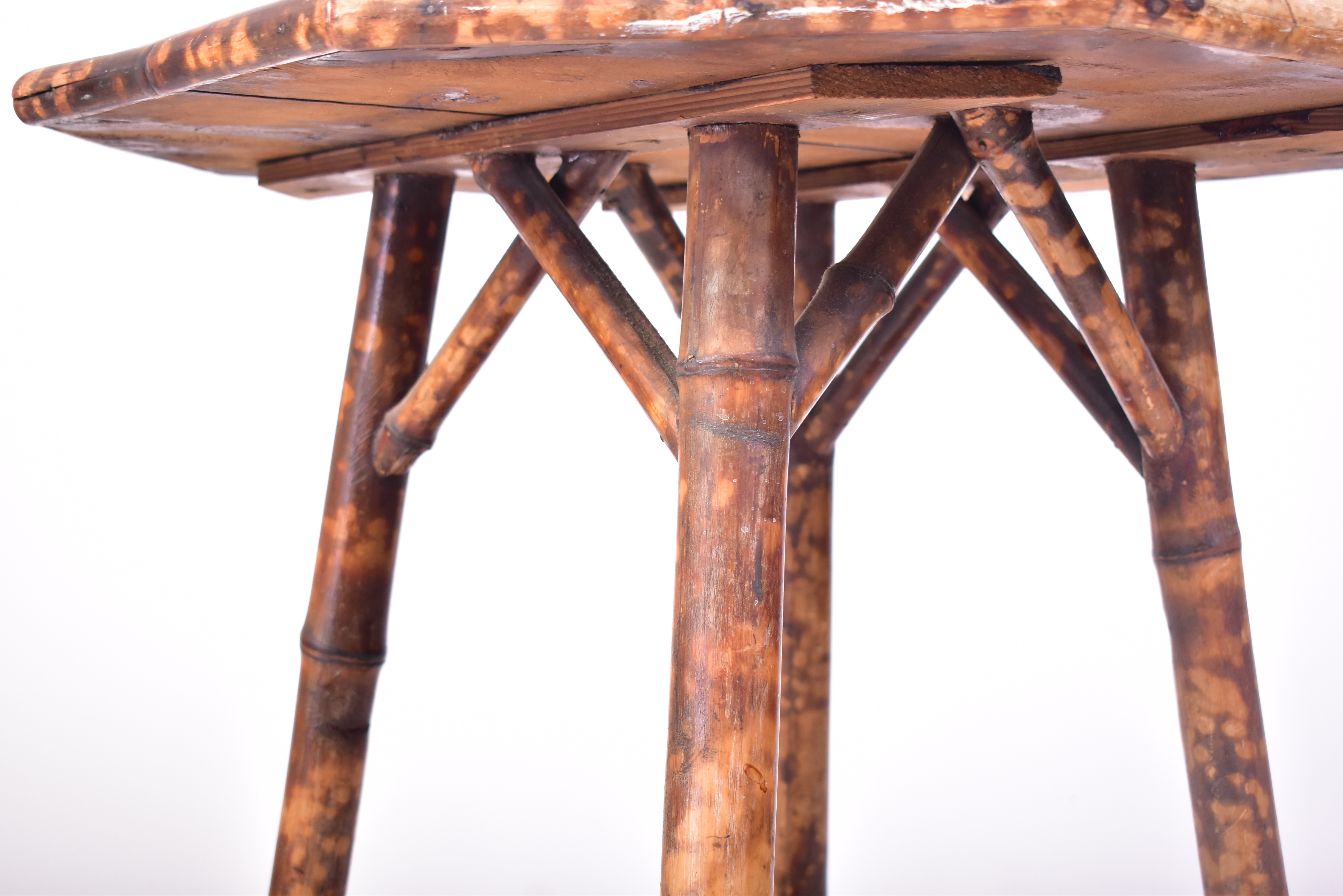 19TH CENTURY AESTHETIC MOVEMENT BAMBOO TABLE - Image 4 of 4