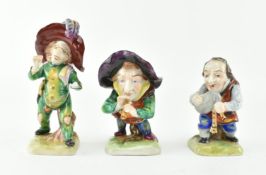 MANSION HOUSE DWARVES - THREE GERMAN PORCELAIN FIGURINES