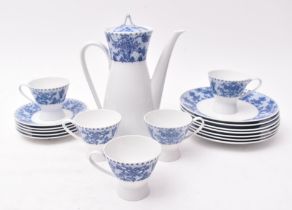 ROSENTHAL - A MID 20TH CENTURY TEA SERVICE & CAKE PLATES