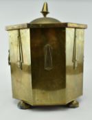 EARLY 20TH CENTURY ART DECO COAL SCUTTLE