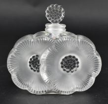 LALIQUE - DEUX FLEURS - LATE 20TH CENTURY PERFUME BOTTLE