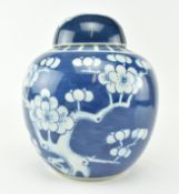 20TH CENTURY PRUNUS PATTERN CHINA GINGER JAR