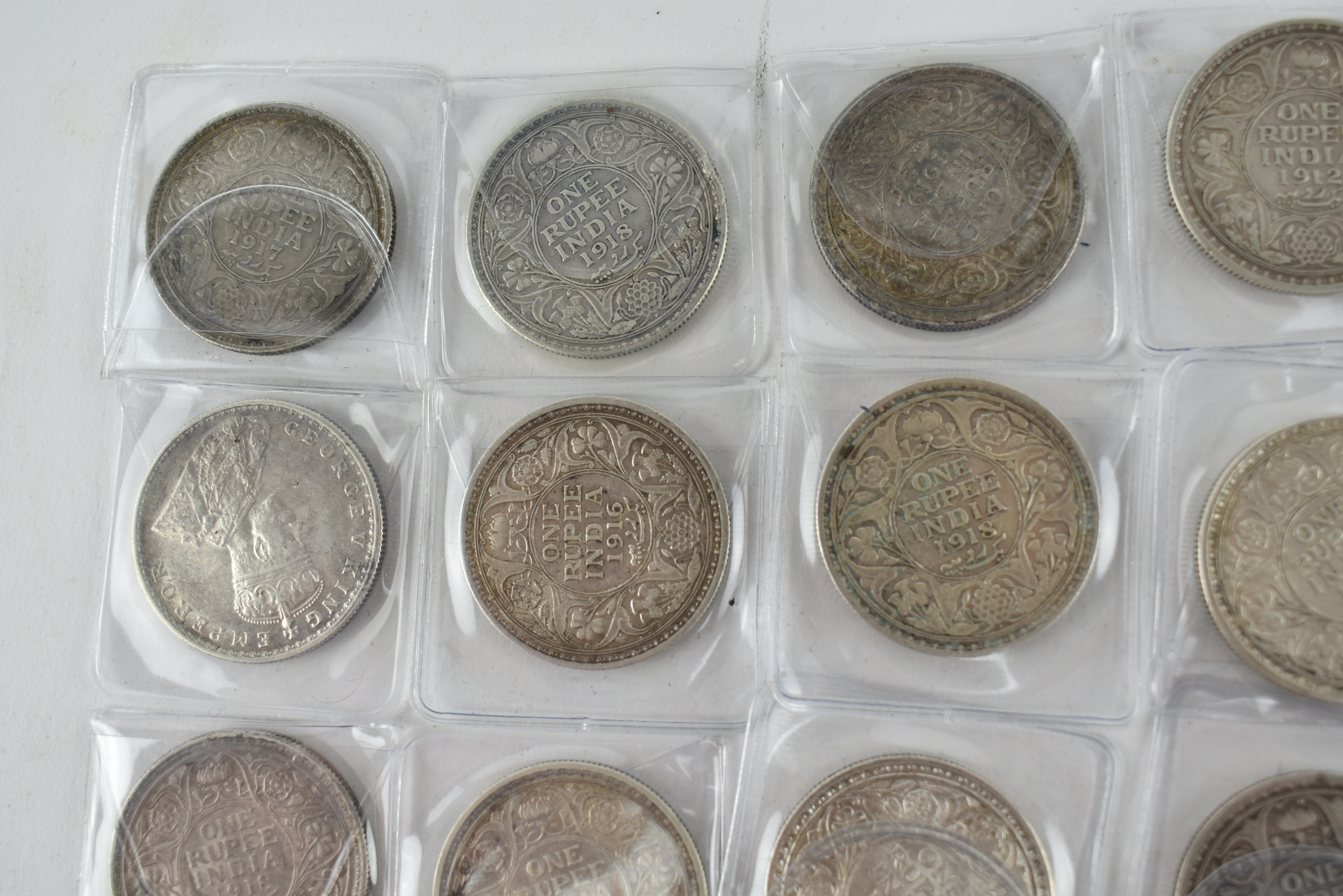 COLLECTION OF GEORGE V FULL & HALF INDIAN RUPEES - Image 2 of 3