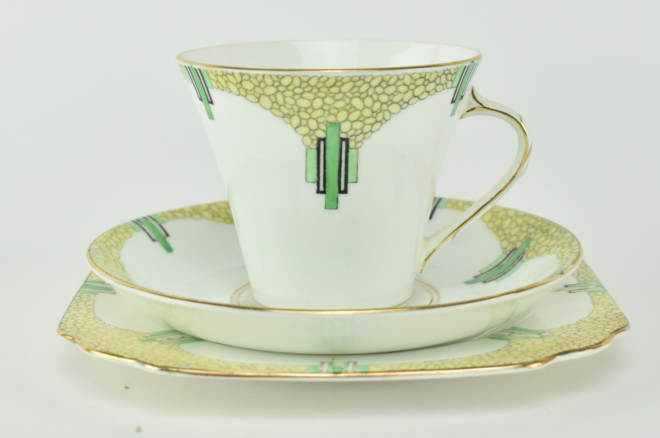 SAMPSON SMITH LTD - SET OF LONGTON TEACUPS & SAUCERS - Image 3 of 10