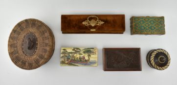 COLLECTION OF ASSORTED DECORATIVE TRINKET BOXES