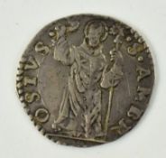 1535-36 ITALIAN STATE SILVER 8 SOLDI OF CHARLES V