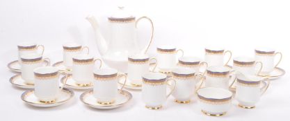 VINTAGE SANDRINGHAM BONE CHINA TEA COFFEE SERVICE BY PARAGON