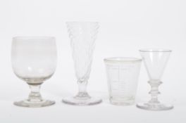 18TH & 19TH CENTURY HAND BLOWN ALE RUMMER KIT CAT GLASSES