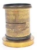 VICTORIAN DALLMEYER BRASS RAPID RECTILINEAR OBJECTIVE LENS