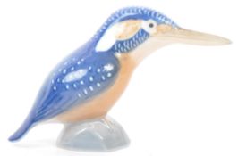 ROYAL COPENHAGEN PORCELAIN KINGFISHER FIGURINE